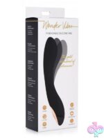 Bendable textured black silicone vibrator with 7 modes by Xr Wonder Vibes