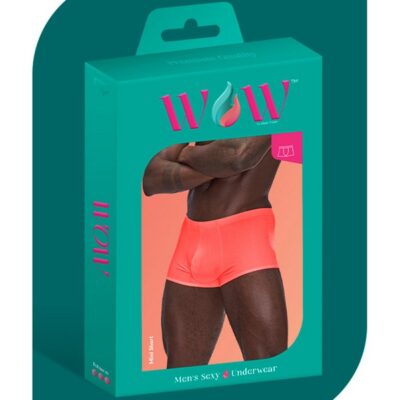 Red WOW Mini Short with contoured pouch and high-cut legs from Male Power