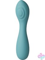 Teal G-Spot Wand Vibrator — X & O's Cherish Teal by NS Novelties