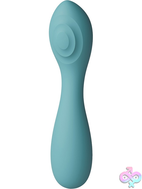 Discreet-Toys-X-O-S-Cherish-Teal-Nu-Nsn-0321-57 Teal G-Spot Wand Vibrator — X &Amp; O'S Cherish Teal By Ns Novelties