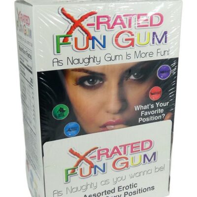 Assorted adult novelty gum display with cheeky sayings 144-pack by Hott Products
