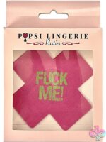 Pink X Shape Glow In The Dark Pasties by Popsi Lingerie