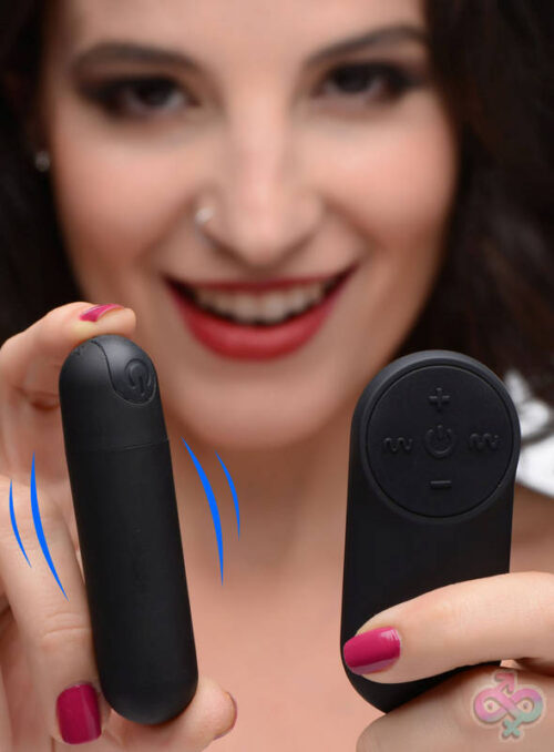XR Brands Bang Sex Toys - Bang Vibrating Bullet With Remote Control - Black