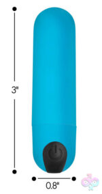 XR Brands Bang Sex Toys - Bang Vibrating Bullet With Remote Control - Blue
