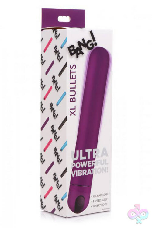 XR Brands Bang Sex Toys - Bang XL Bullet Vibrator - Purple