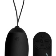 XR Brands Bang Sex Toys - Bang XL Silicone Vibrating Egg - Black