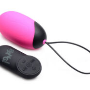 XR Brands Bang Sex Toys - Bang XL Silicone Vibrating Egg - Pink