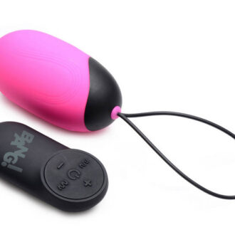 XR Brands Bang Sex Toys - Bang XL Silicone Vibrating Egg - Pink