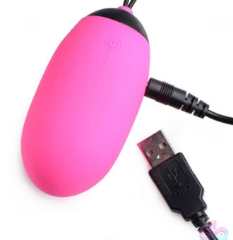 XR Brands Bang Sex Toys - Bang XL Silicone Vibrating Egg - Pink