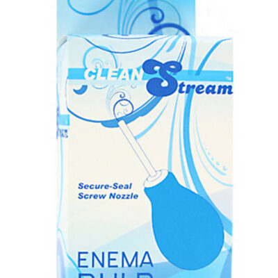 XR Brands Clean Stream Sex Toys - Anal Clean Enema Bulb - Blue
