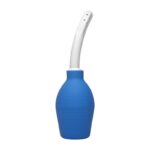 Clean Stream Deluxe Enema Bulb in blue by XR Brands — 10 oz personal cleansing bottle with curved tip