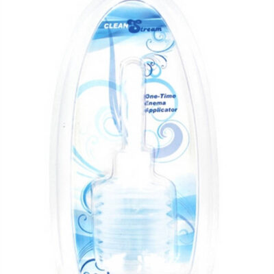 XR Brands Clean Stream Sex Toys - Disposable Enema Douche Applicator - Clear