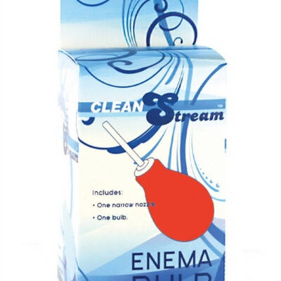 XR Brands Clean Stream Sex Toys - Enema Cleansing Bulb - Red