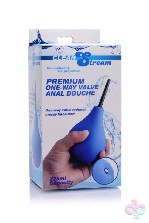 XR Brands Clean Stream Sex Toys - Premium One- Way Valve Anal Douche