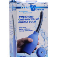 XR Brands Clean Stream Sex Toys - Premium One- Way Valve Enema Bulb