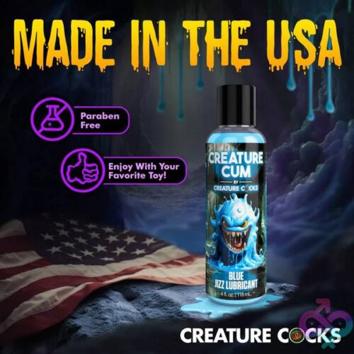Creature Cum Blue Water-Based Lubricant - Image 3