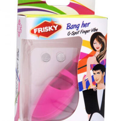 XR Brands Frisky Sex Toys - Bang Her Silicone G-Spot Finger Vibe Pink