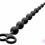 XR Brands Frisky Sex Toys - Captivate Me 10 Bead Silicone Anal Beads