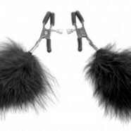XR Brands Frisky Sex Toys - Feathered Nipple Clamps