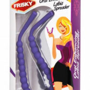 XR Brands Frisky Sex Toys - Oral Enhancing Hands Free Labia Spreader