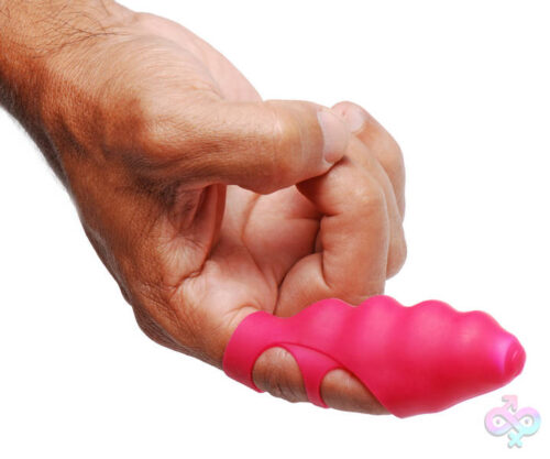 XR Brands Frisky Sex Toys - Ripples Finger Bang-Her Vibe - Pink
