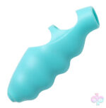 XR Brands Frisky Sex Toys - Ripples Finger Bang-Her Vibe - Teal