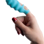 XR Brands Frisky Sex Toys - Ripples Finger Bang-Her Vibe - Teal