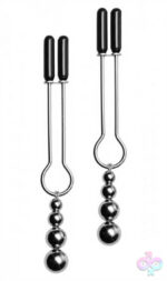 XR Brands Master Series Sex Toys - Adorn Triple Bead Nipple Clamp Set