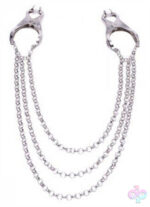XR Brands Master Series Sex Toys - Affix Triple Chain Nipple Clamps