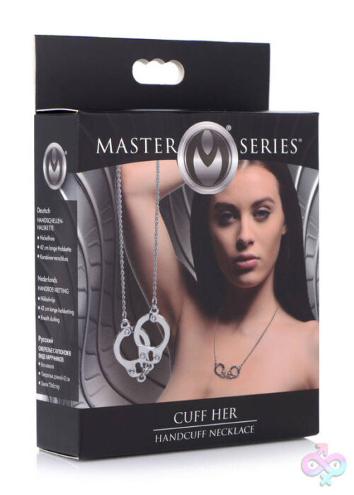XR Brands Master Series Sex Toys - Cuff Her Handcuff Necklace