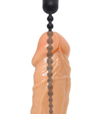 XR Brands Master Series Sex Toys - Dark Rod Vibrating Beaded Silicone Sound