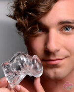 XR Brands Master Series Sex Toys - Detained 2.0 Restrictive Chastity Cage With Nubs
