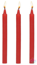 XR Brands Master Series Sex Toys - Fetish Drip Candles 3pk - Red