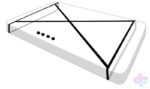 XR Brands Master Series Sex Toys - Interlace Over and Under the Bed Restraint Set