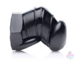 XR Brands Master Series Sex Toys - Master Series Detained - Black Restrictive Chastity Cage