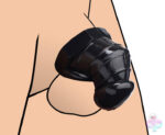 XR Brands Master Series Sex Toys - Master Series Detained - Black Restrictive Chastity Cage