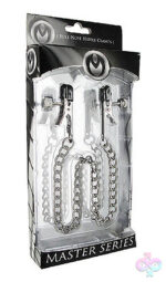 XR Brands Master Series Sex Toys - Ox Bull Nose Nipple Clamps