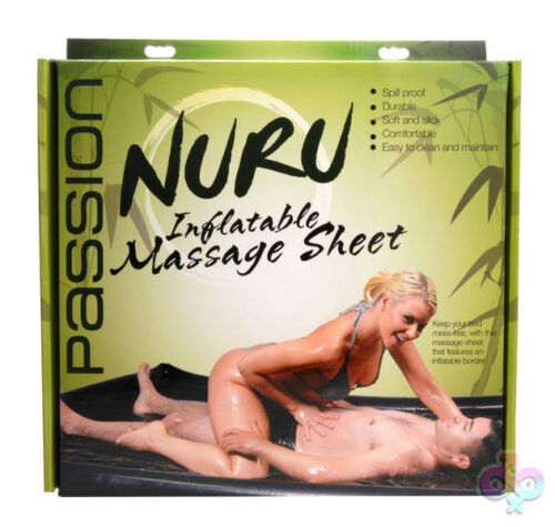 XR Brands Passion Lubricant Sex Toys - Nuru Inflatable Vinyl Massage Sheet
