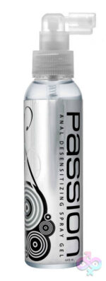 XR Brands Passion Lubricant Sex Toys - Passion Extra Strength Anal Desensitizing Spray  Gel - 4.4 Oz.
