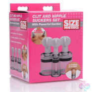XR Brands Size Matters Sex Toys - Clit and Nipple Suckers Set