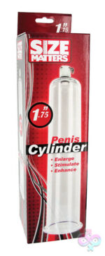 XR Brands Size Matters Sex Toys - Penis Pump Cylinders 1.75 Inch X 9 Inch