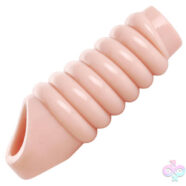 XR Brands Size Matters Sex Toys - Really Ample Ribbed Penis Enhancer Sheath