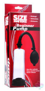 XR Brands Size Matters Sex Toys - Size Matters Beginner Pump - Packaged