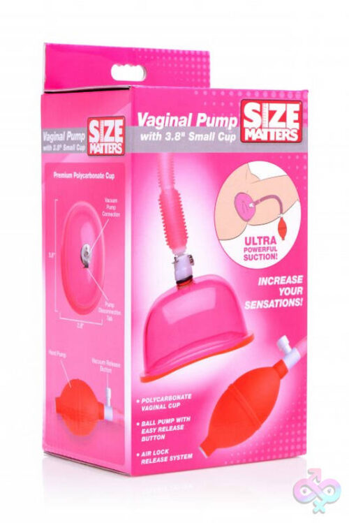 XR Brands Size Matters Sex Toys - Vaginal Pump With 3.8 Inch Small Cup