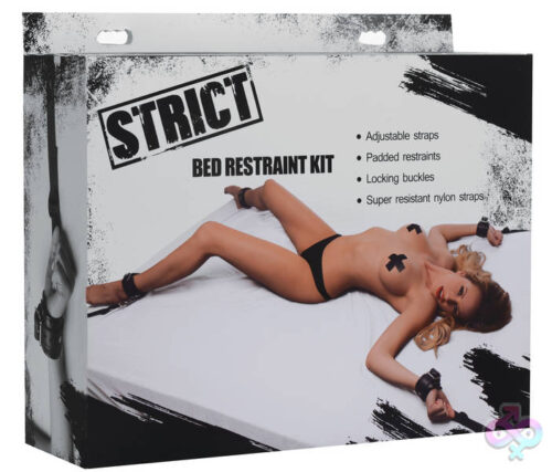 XR Brands Strict Sex Toys - Bed Restraint Kit