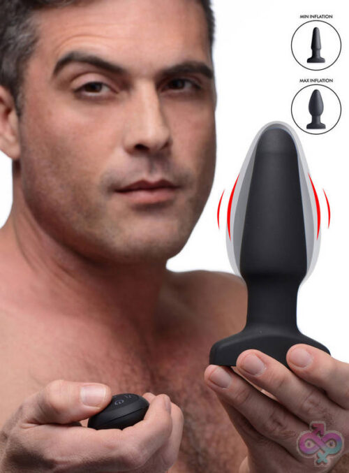 XR Brands Swell Sex Toys - World's 1st Remote Control Inflatable 10x Anal Plug