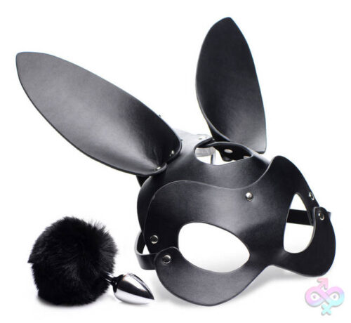 XR Brands Tailz Sex Toys - Bunny Tail Anal Plug and Mask Set
