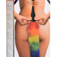 XR Brands Tailz Sex Toys - Rainbow Tail Anal Plug