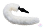 XR Brands Tailz Sex Toys - White Fox Tail Anal Plug and Ears Set