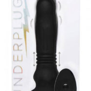 XR Brands Thunder Plugs Sex Toys - Silicone Swelling & Thrusting Plug With Remote Control